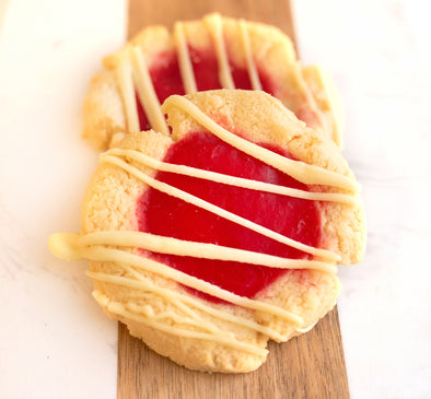 Strawberry Jam Thumbprint Cookie (6 PACK)